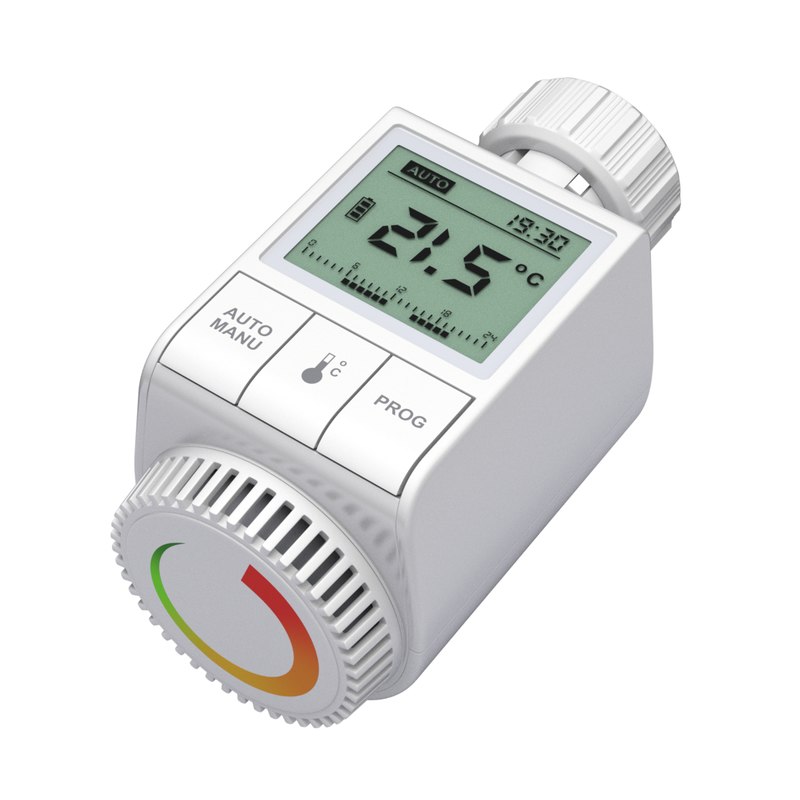 3D model digital radiator thermostat TurboSquid 1158998