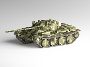 t-62 battle tank t-62a 3D