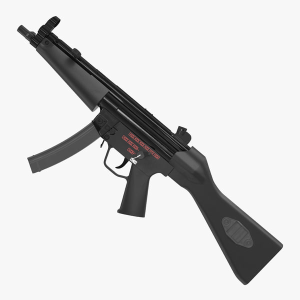 Mp5 Smg German Submachine Gun 3d Turbosquid