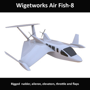 wigetworks air fish 8 3D model