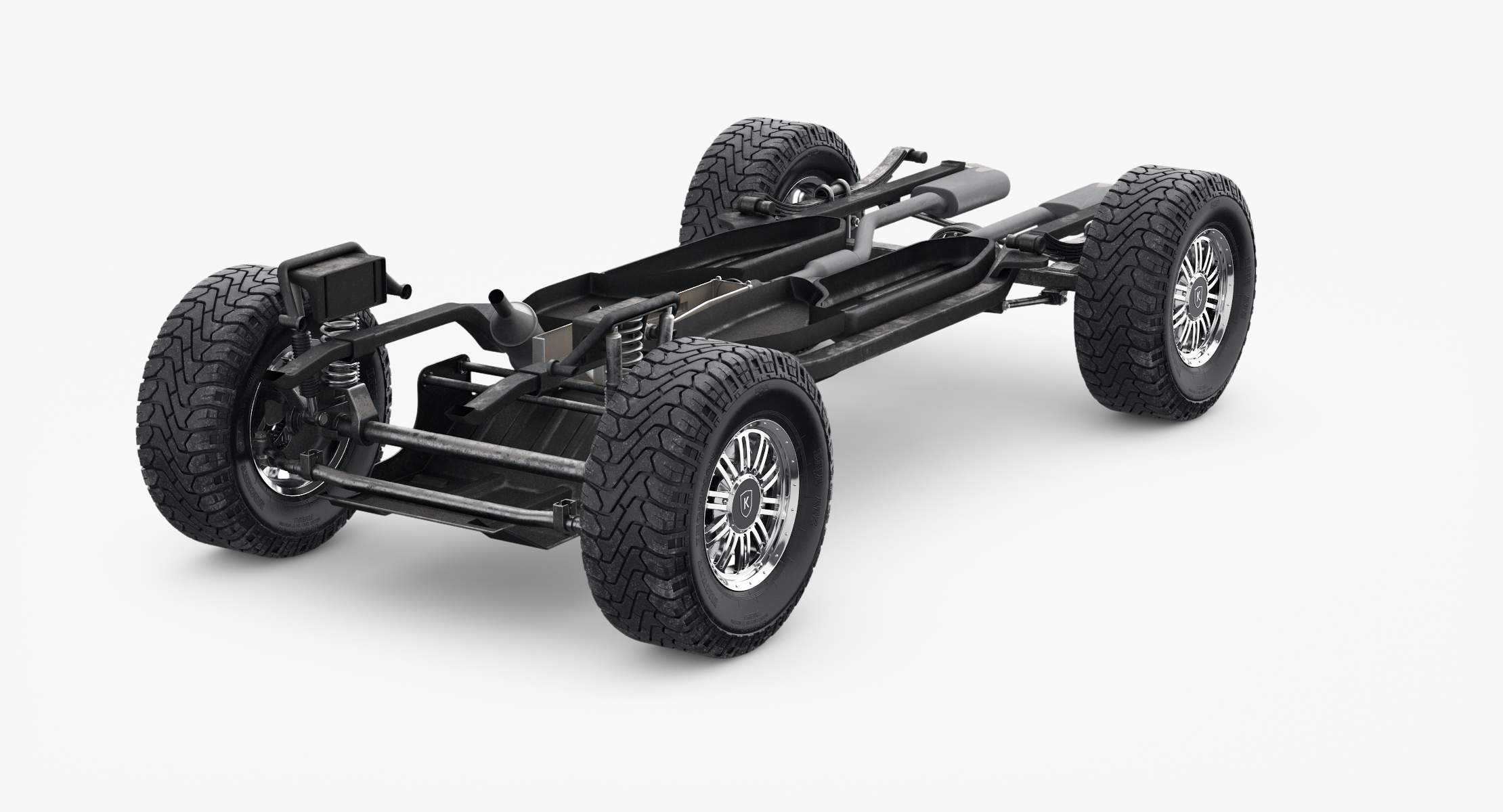 SUV, 트럭 샤시 프레임 3D 모델 - TurboSquid 1159332