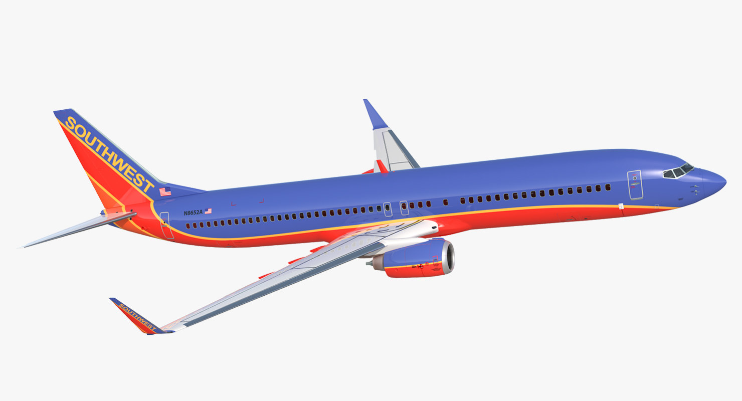 3D boeing 737 900 southwest airlines model TurboSquid 