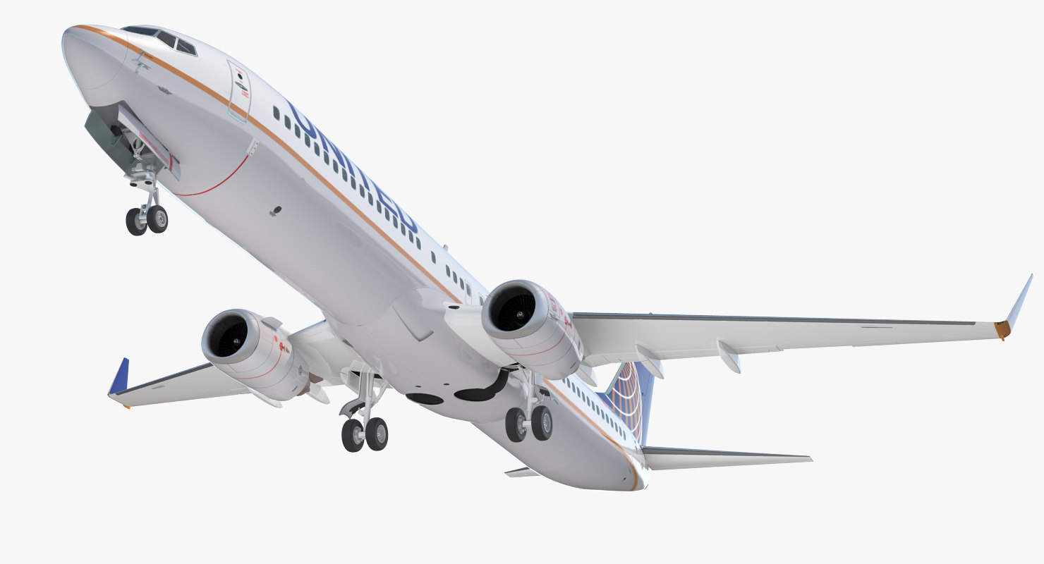 3D model boeing 737900 united airlines TurboSquid 1159527