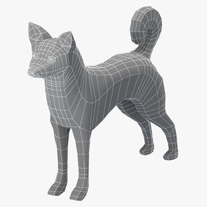 base mesh canaan dog model
