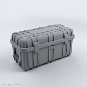 military case 02 armor 3D model
