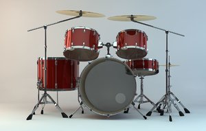 drum sets 3D model