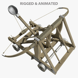 3D catapult model