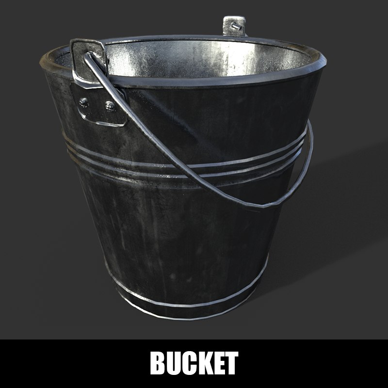 3D bucket metal - TurboSquid 1159700