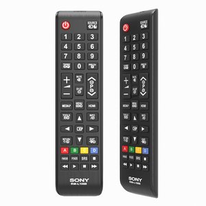 realistic sony remote tv 3D model