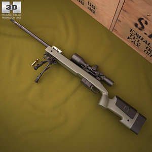 remington m40a5 m 3D model