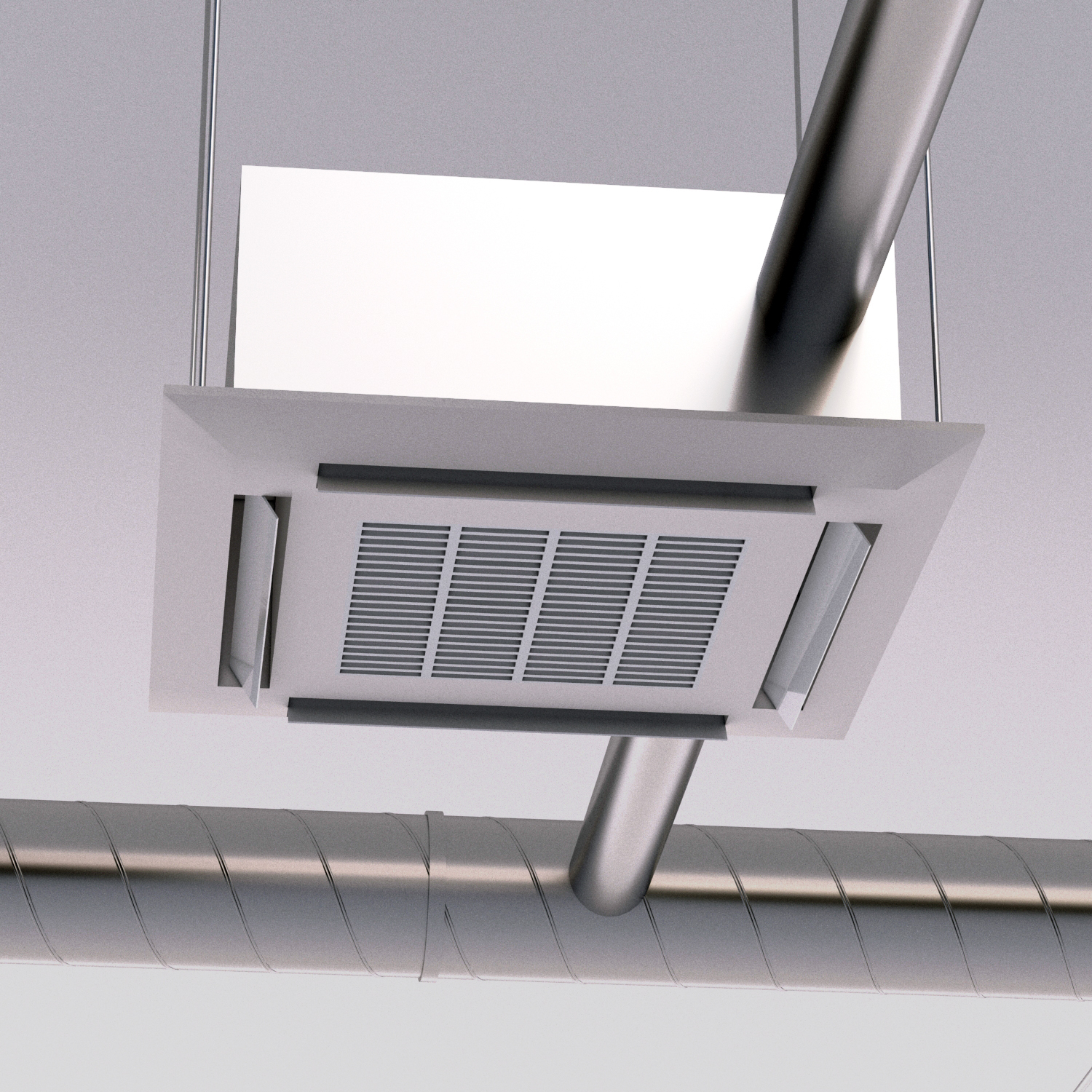 Ceiling Air Conditioning 3d Model Turbosquid 1160037