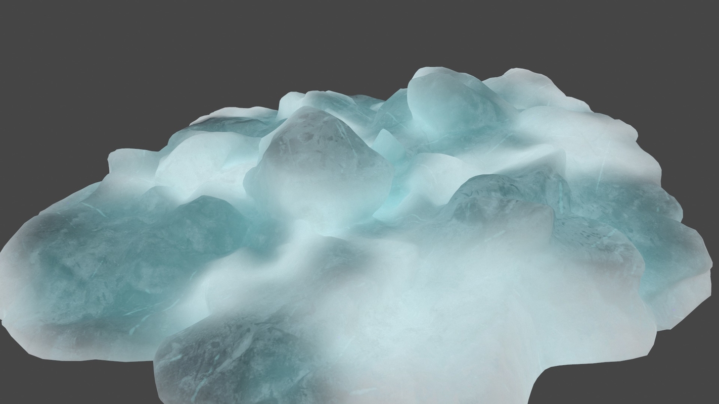 3D snow frozen - TurboSquid 1160092