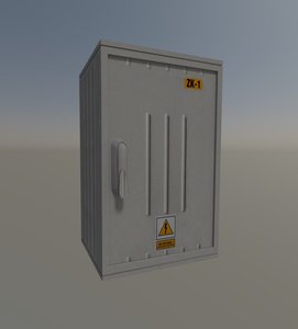 electrical box 3D model