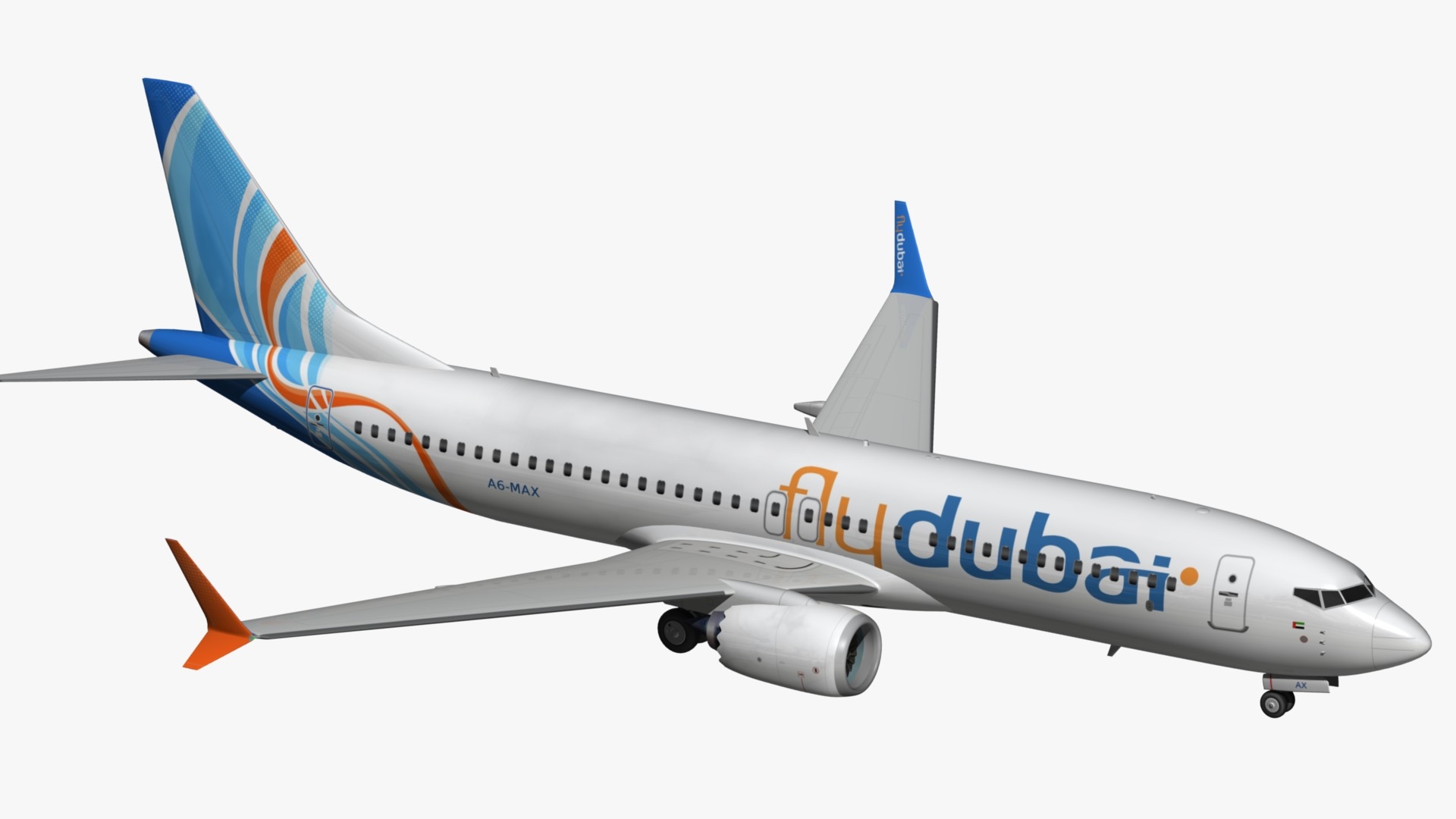 Boeing 737 800 flydubai схема