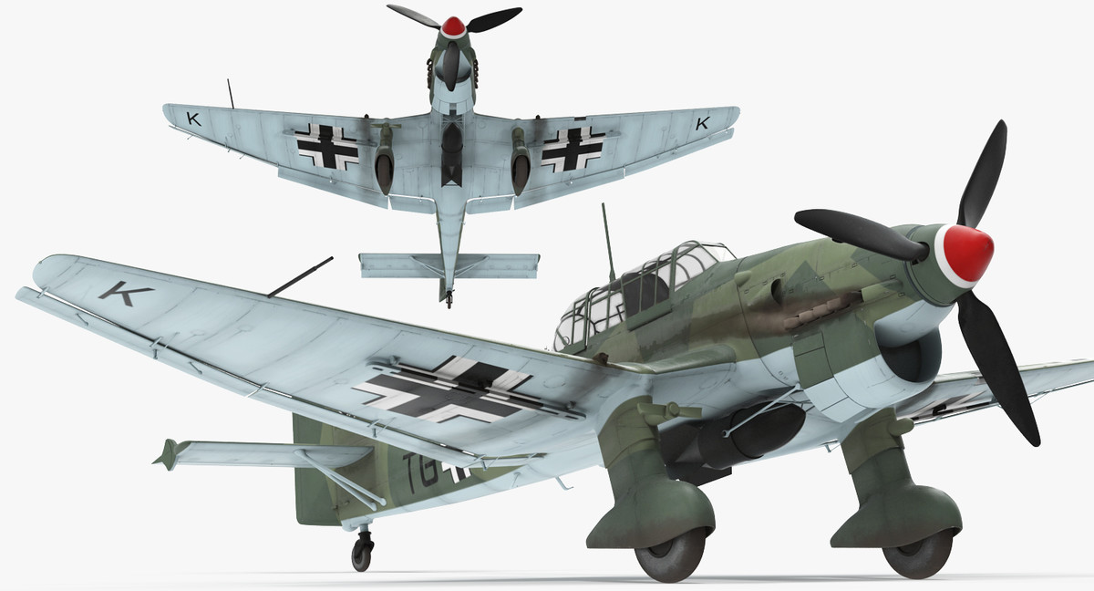 3D junkers ju 87 german model - TurboSquid 1160230