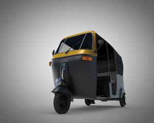 tok rickshaw baby 3D model
