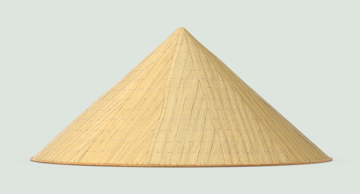 3D vietcong-rice-hat---on-ground - TurboSquid 1160455