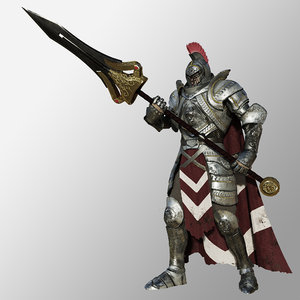 knight armor 3D