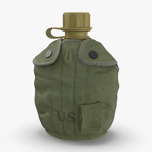 3D model m1967-canteen-and-cover