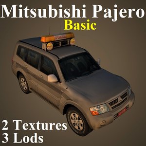 mitsubishi pajero basic 3D