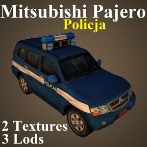 mitsubishi pajero po2 3D model