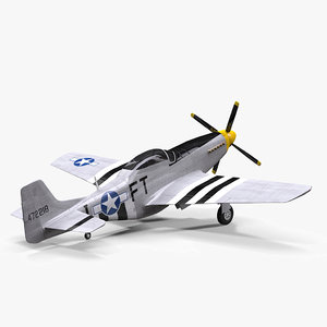 p-51d angels playmate 3D model