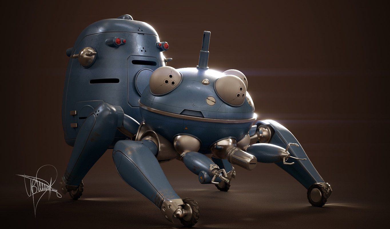 3d Model Tachikoma Ghost Shell Turbosquid