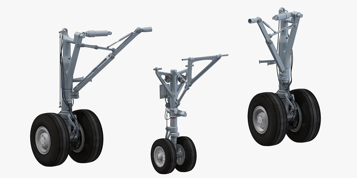 A320neo landing gears 3D model TurboSquid 1160931