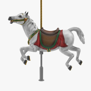 carousel horse v1 3D
