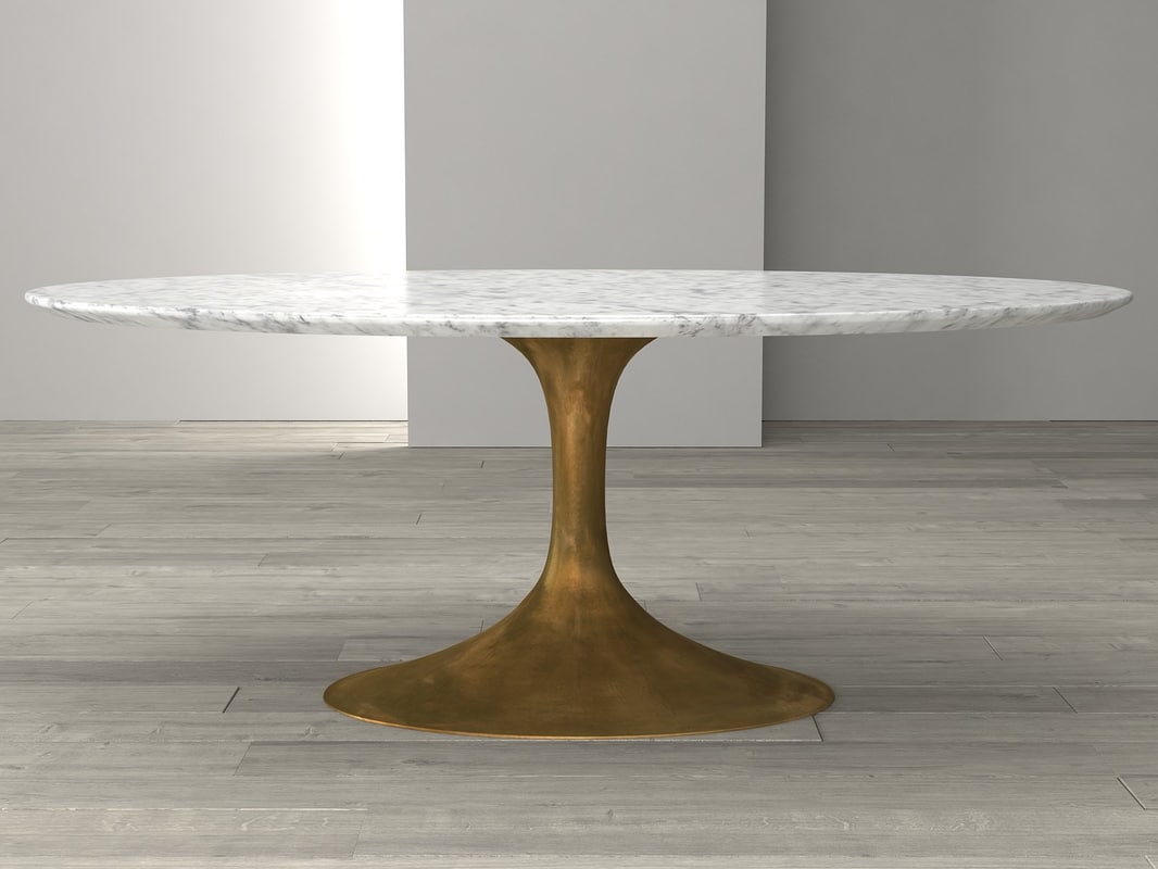 3d Aero Marble Dining Table Turbosquid 1161078