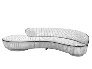 serpentine sofa n 3D model