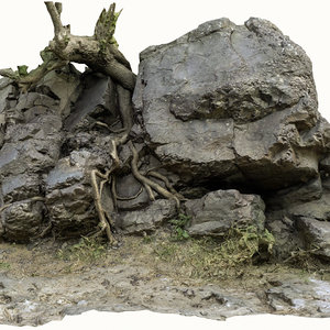 rock fragment 1 3D model