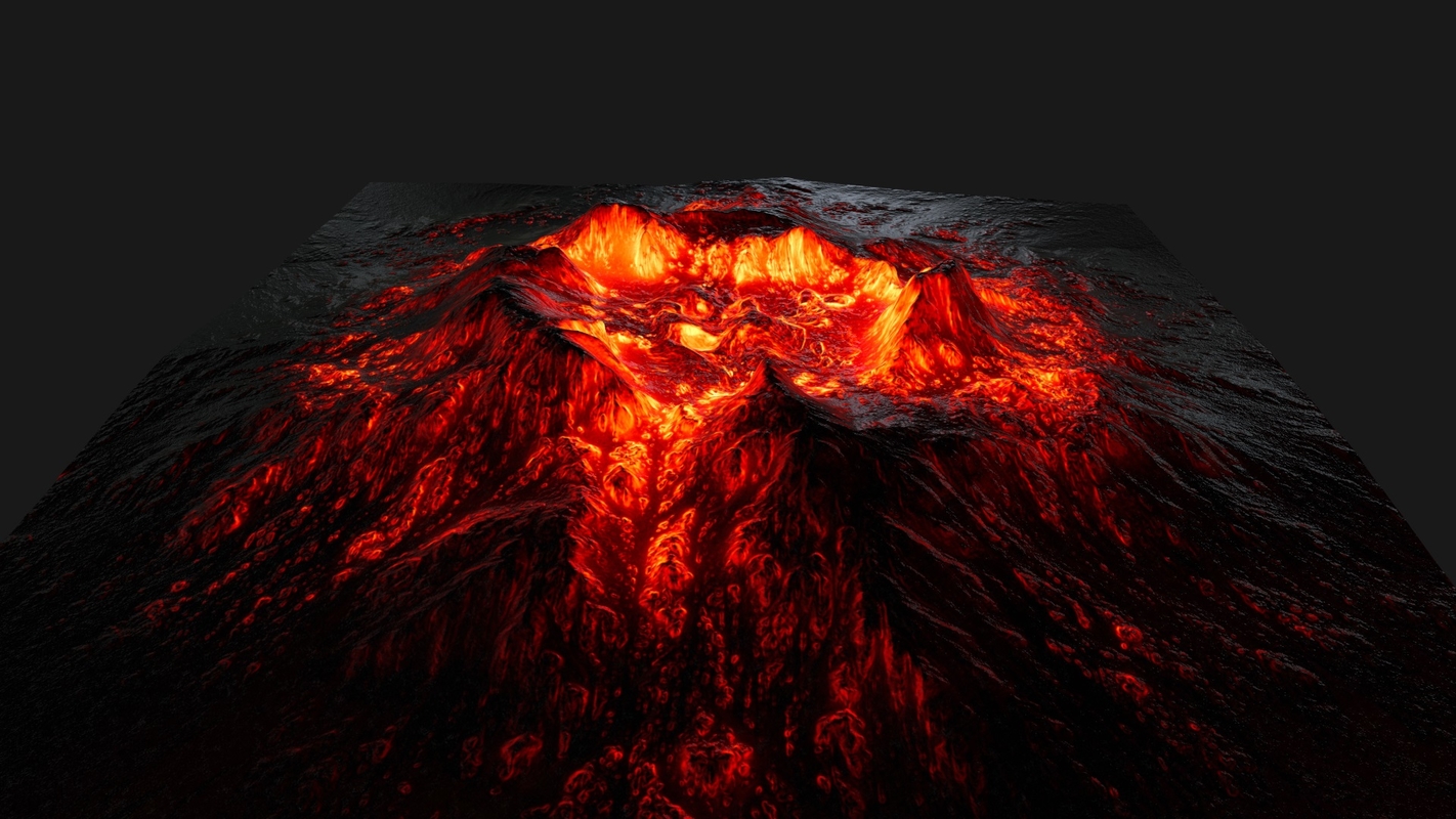 Volcano 3D model - TurboSquid 1161302