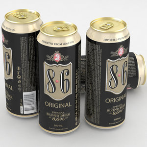 beer bavaria 86 3D