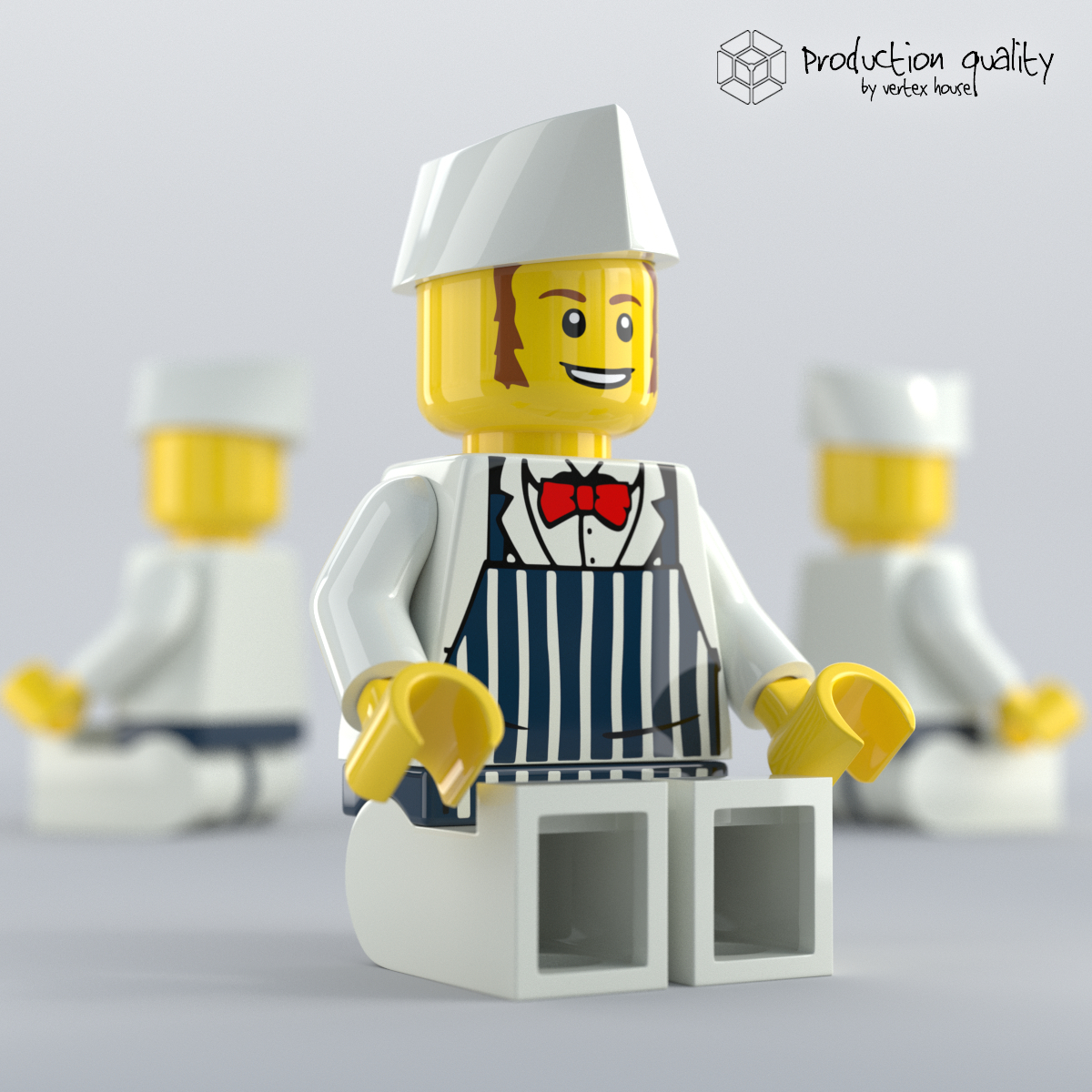 3D lego butcher figure - TurboSquid 1161417