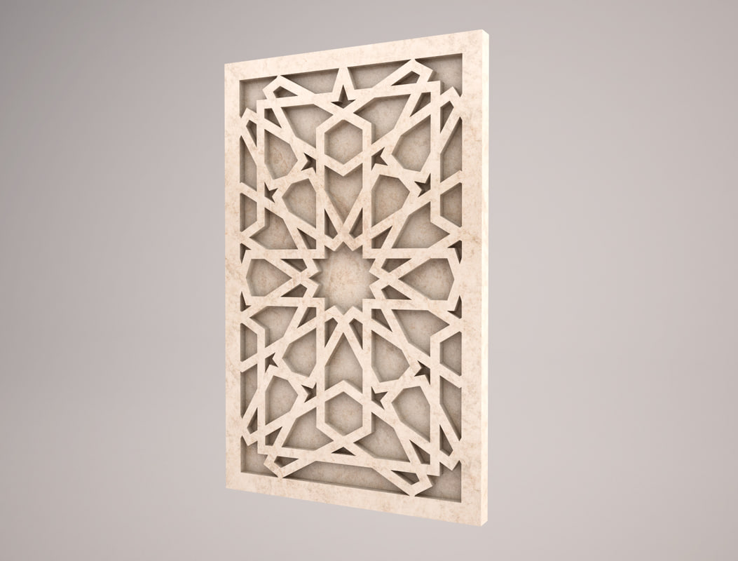 3D islamic pattern TurboSquid 1161504