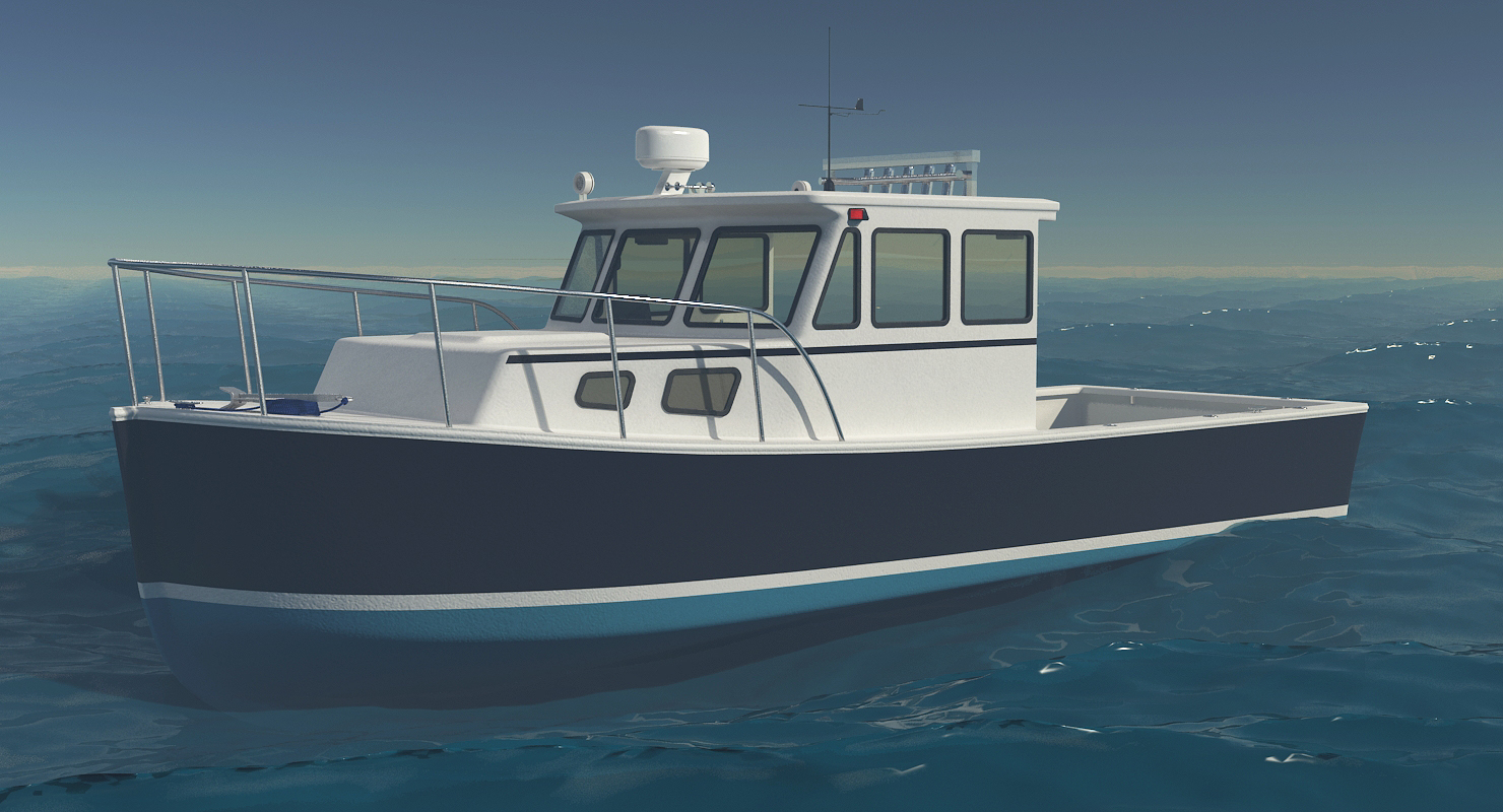 渔船3d模型