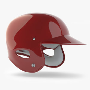 3D generic helmet baseball - model