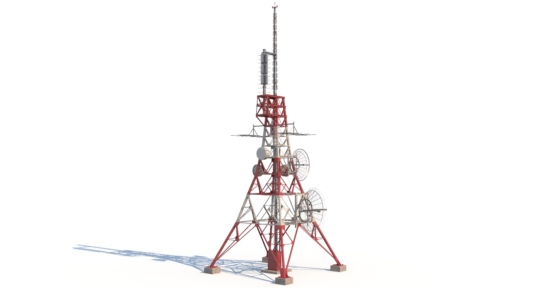 电信塔3d模型