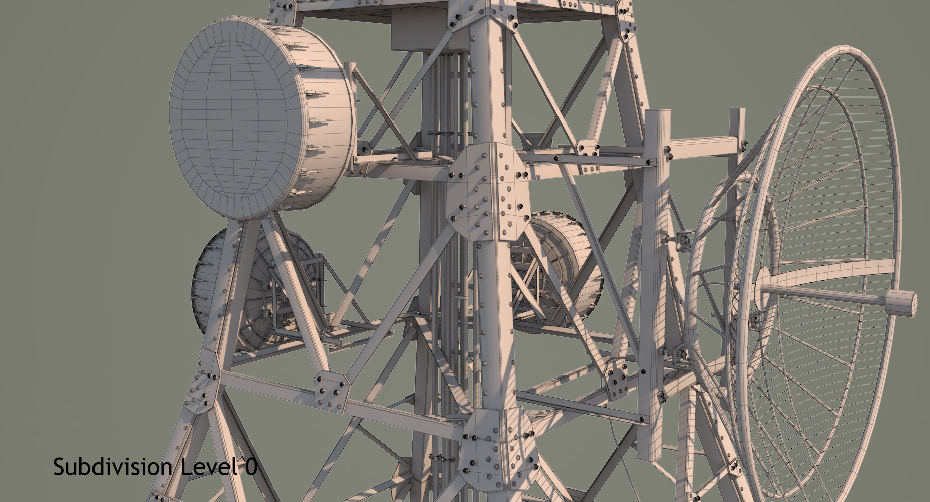 电信塔3d模型 - turbosquid 1161714