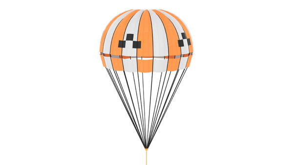 parachute chute 3d