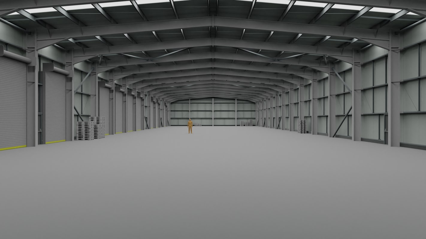 3D warehouse interior model TurboSquid 1161806