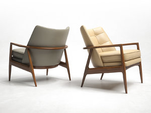 3D model draper lounge chair