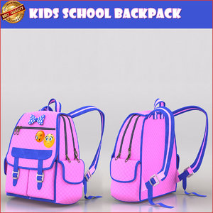 school backpack 3D model
