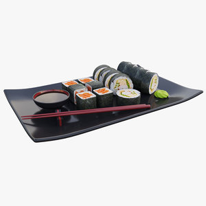 sushi rolls model