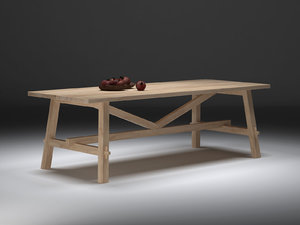 möckelby table ikea 3D model