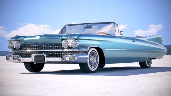 Cadillac eldorado convertible 3D model - TurboSquid 1162046