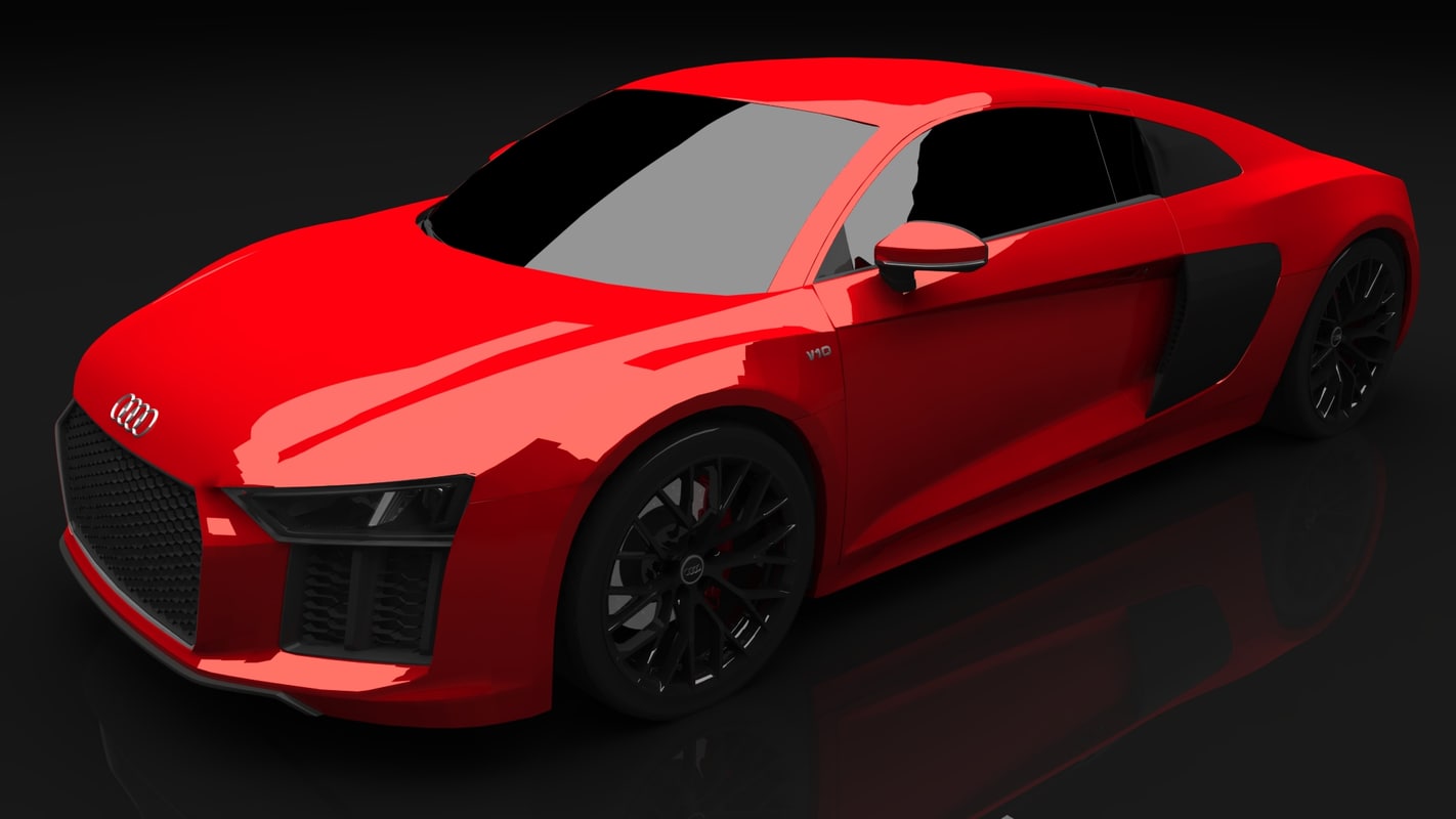 Audi r8 3d model