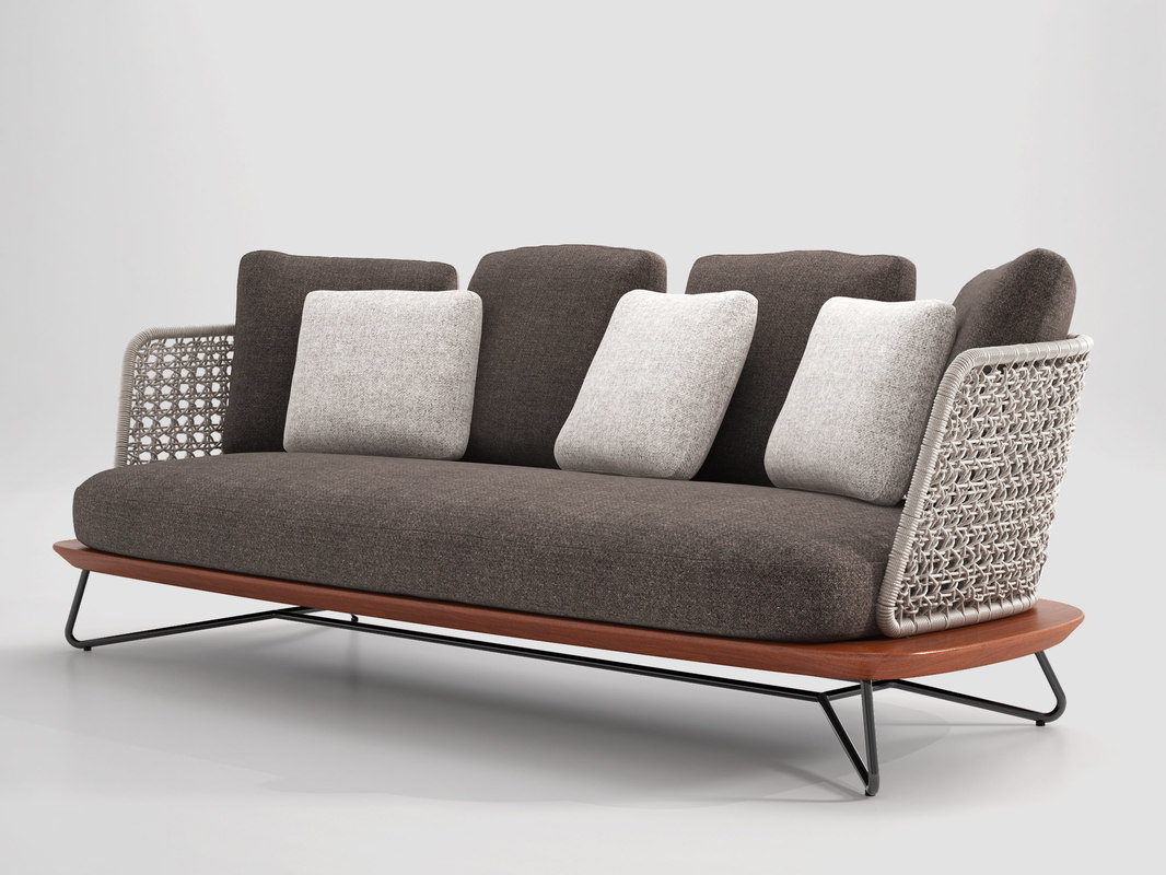Rivera sofa  3D  model  TurboSquid 1162362