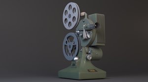 film projector 3D model
